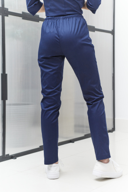 Брюки медицинские женские БС11 синий