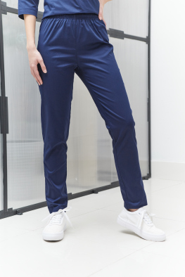 Брюки медицинские женские БС11 синий