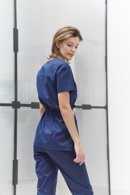 Куртка хирургическая женская "КХ501" синий